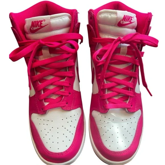 Nike Women's High-Top Dunk Sneakers 7.5 EUC - Picture 7 of 11